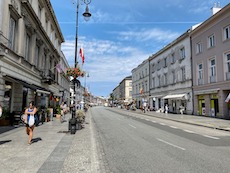 A street in Warsaw