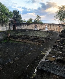 Remains in a city